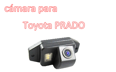 Cámara de espejo retrovisor impermeable con lámpara nocturna especial para Toyota Prado, CA-575